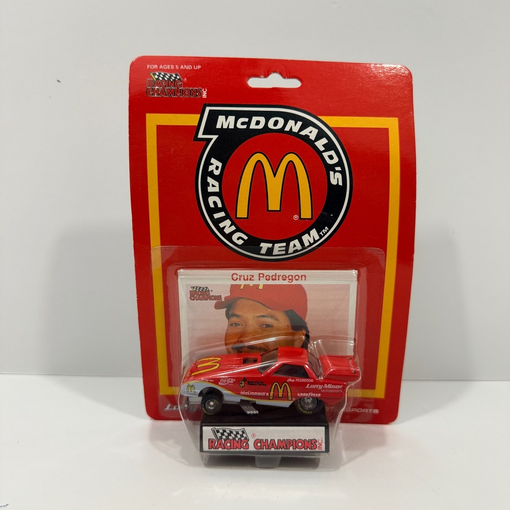 Racing Champions Diecast Car Unisex OS Red New McDonald's Cruz Pedregon 1992